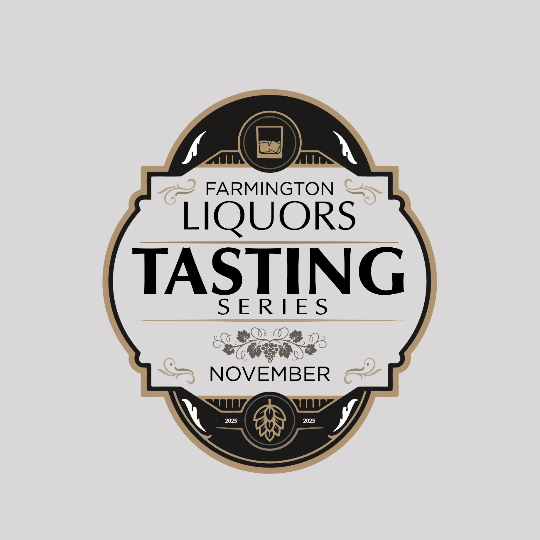 Liquors Tasting Series logo with icons of bourbon and hops for November 2025