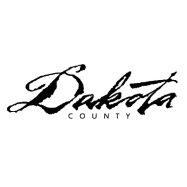 Dakota County logo in black cursive